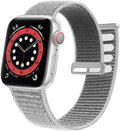 Woven nylon universal smartwatch strap compatible with Apple and iPhone devices in multiple colours and sizes