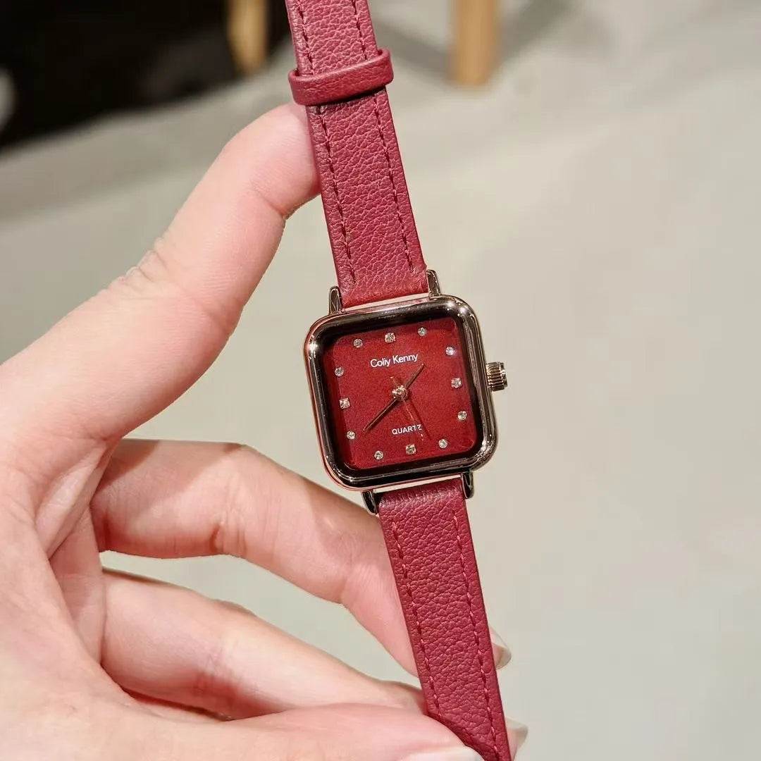 Octagonal alloy women's watch in Chinese style with various decorative options.