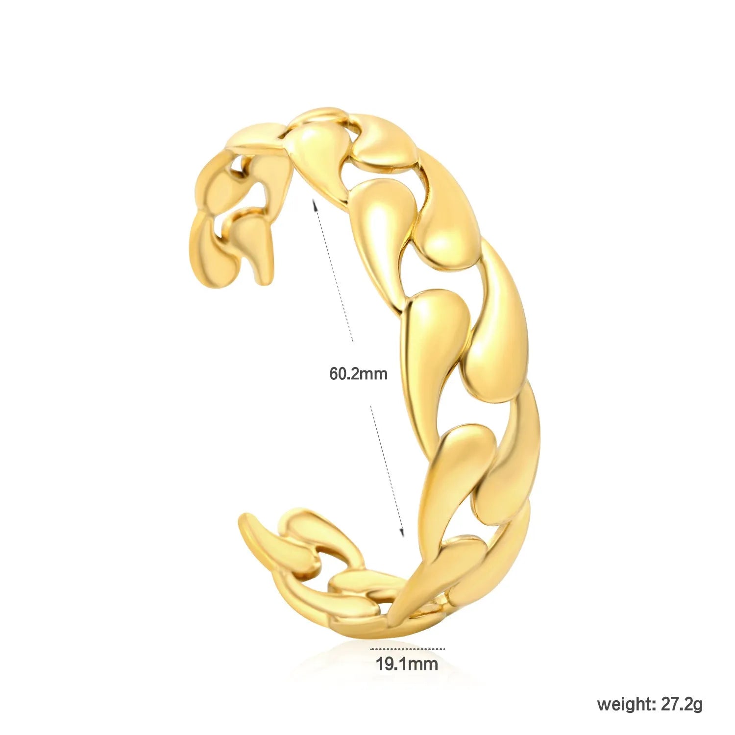 Stainless steel alloy bracelet in European/American advanced styling with multiple colour options