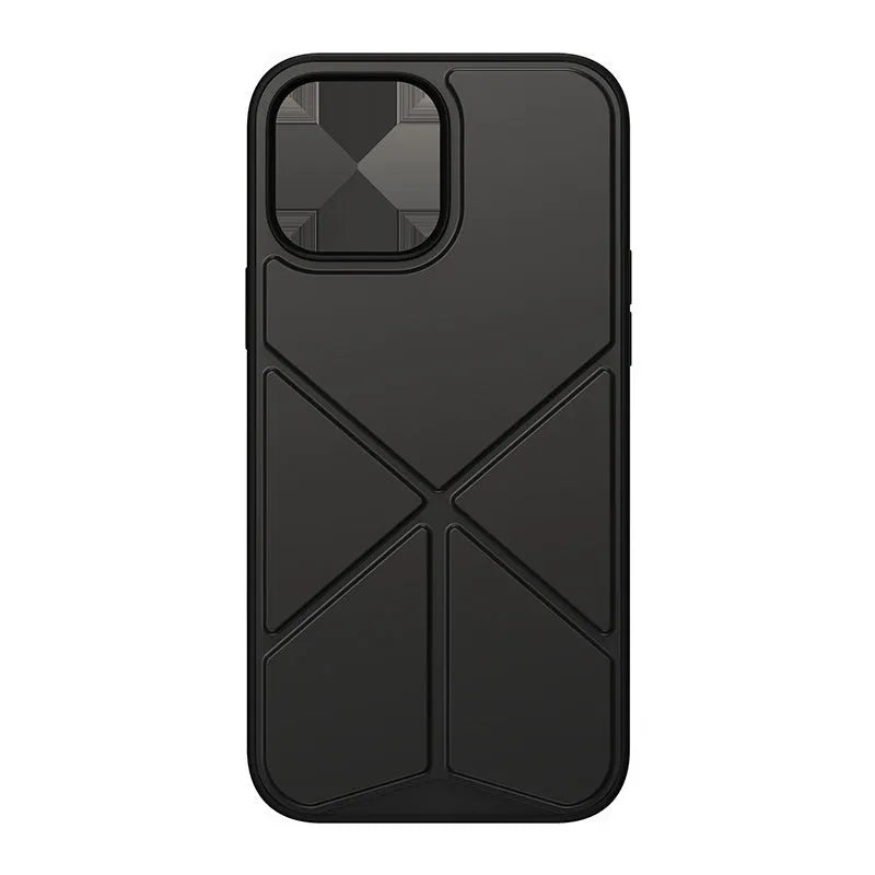 Slim black and blue TPU back cover cases for iPhone 13, 13 Pro, and 13 Pro Max.