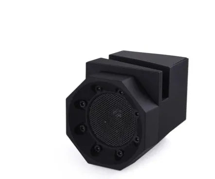Smart Magnetic Induction Resonance Speaker in black, 15.5x12.5x11cm, with USB charging port