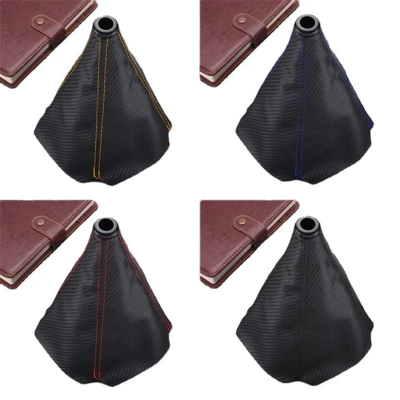 Car modification fittings lever dust cover in bright head black line finish for general vehicle models
