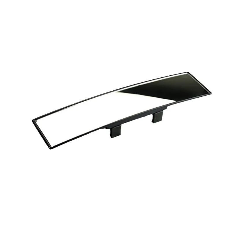 Car surface widen plus size rearview mirror 300mm white curved anti-glare ABS frame