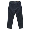 Men's slim fit straight-leg casual pants in a gray cotton blend fabric with an elasticated waistband.