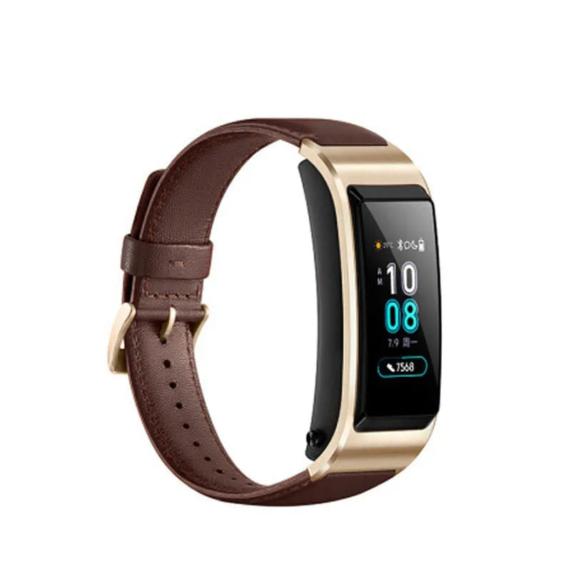 B5 genuine leather watch strap in brown black blue or red, replacement band for B3 B6 B7