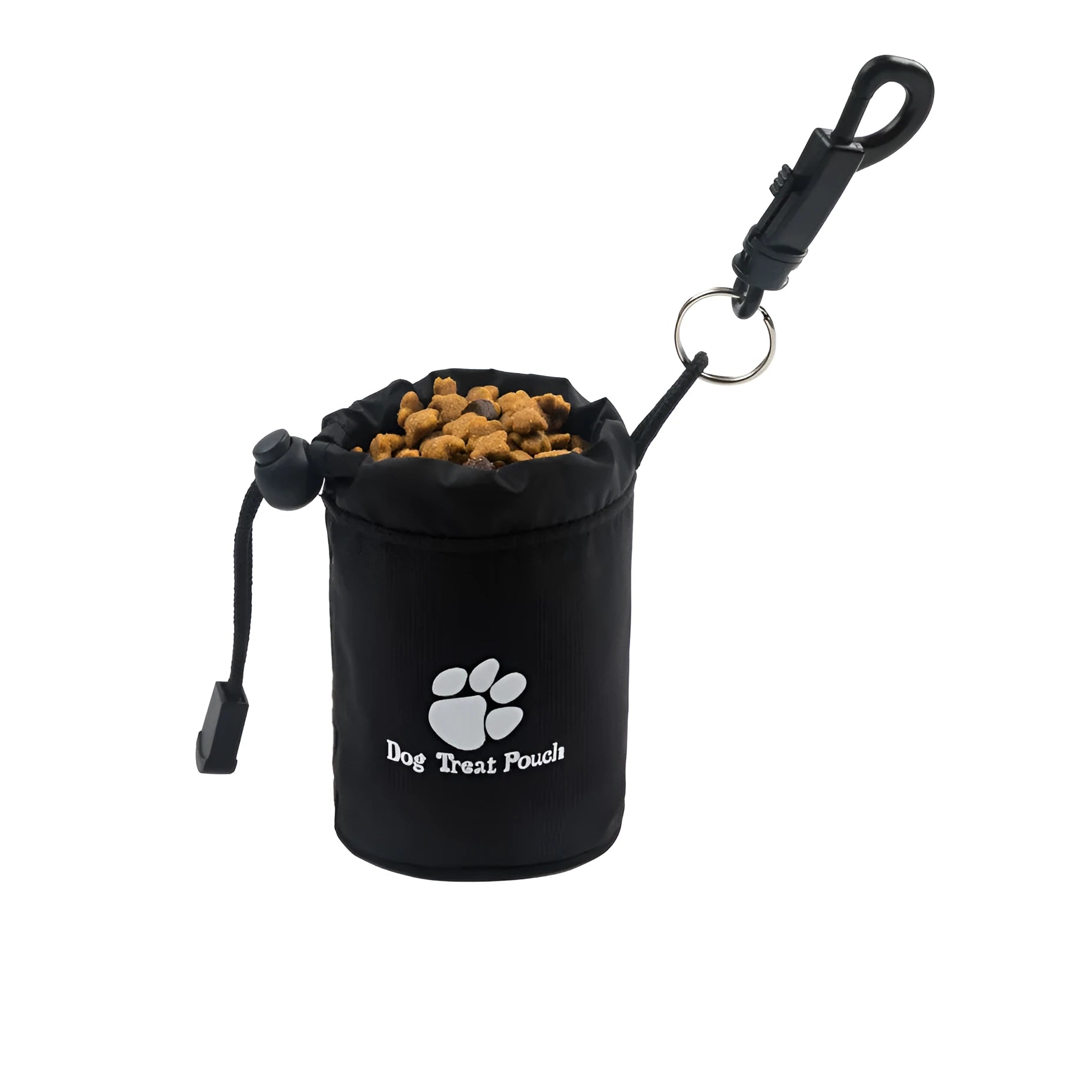Mini nylon pet training snack bag in choice of four colours for carrying dog treats