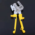 Yellow one-handed light steel keel pliers with 300cm blade length