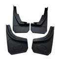 Set of 4 plastic mudguards for Land Rover Defender 90/110 large version with screws and buckles