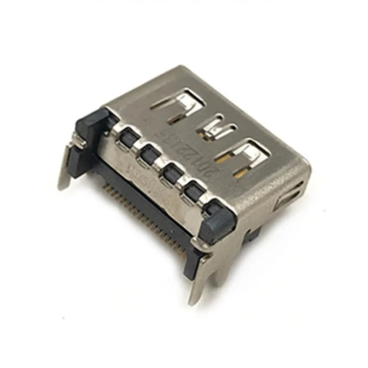Silver HDMI interface host socket for gaming console and entertainment system repairs