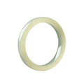 Ice-like silk jade round bar bracelet showing geometric winding design on a wrist.
