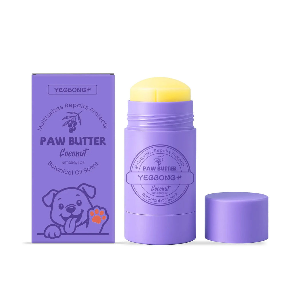 30g tube of dog paw soothing care cream on a light background