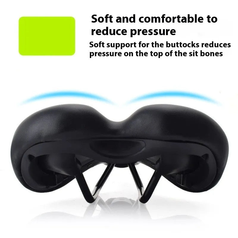 Bicycle saddle cushion cover with hollow breathable pattern, shown in colour 3147.