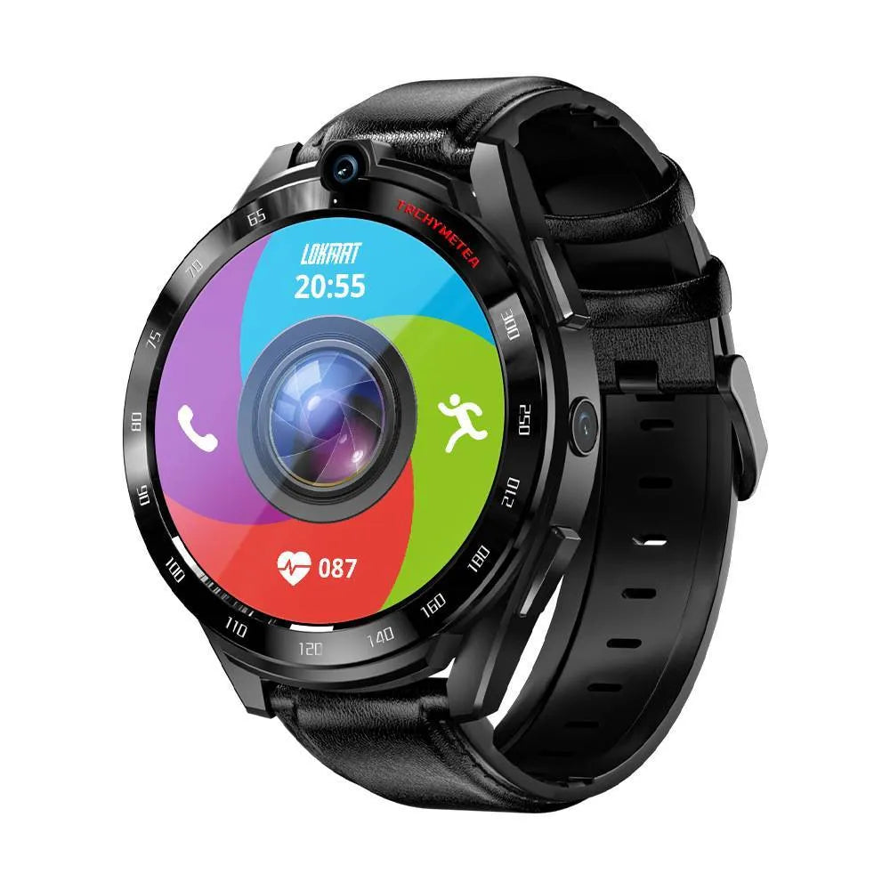 All Netcom student phone smart watch with 1.6-inch TFT screen and silicone strap on wrist