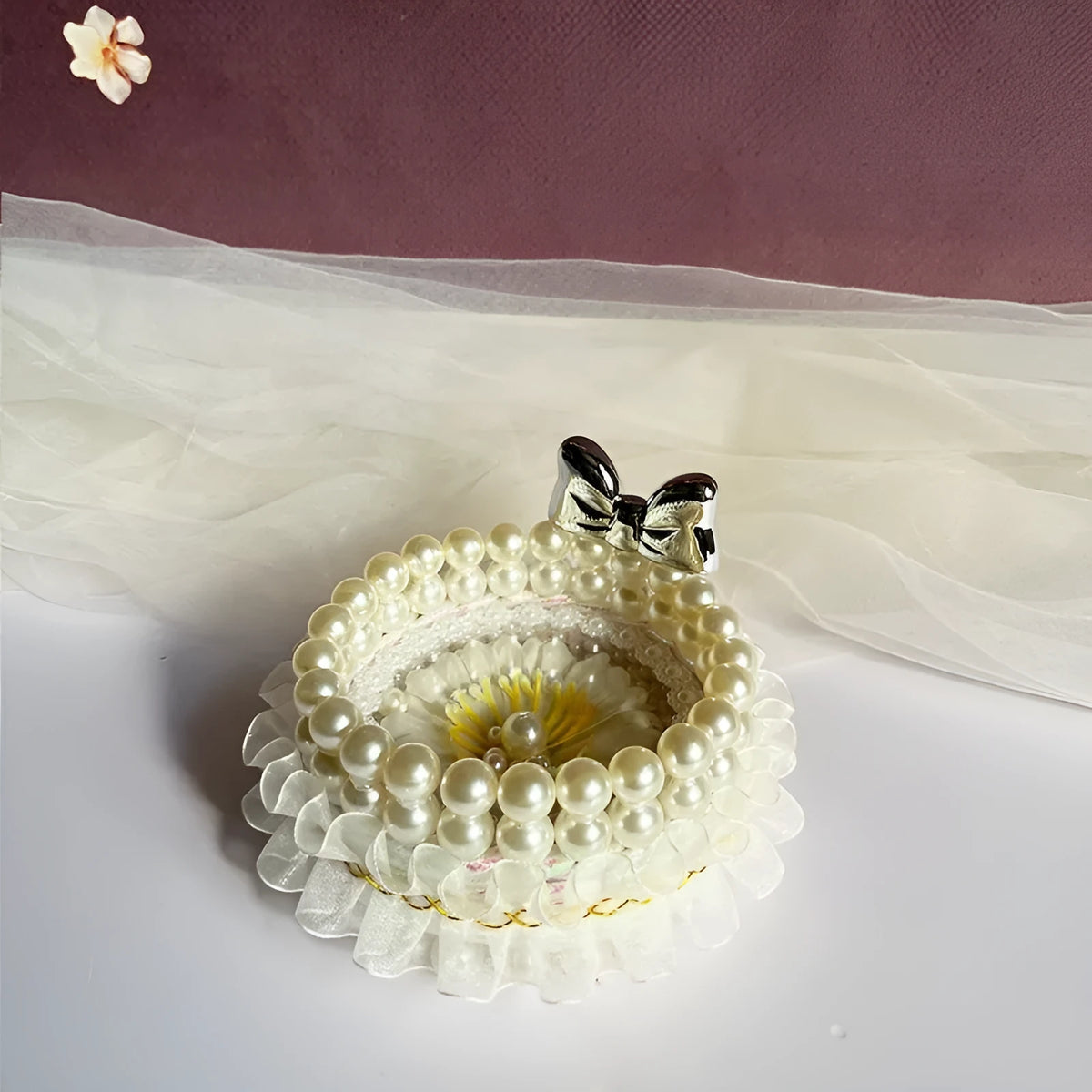 Handmade acrylic plexiglass jewellery box in Nordic style with transparent finish, available in five colours