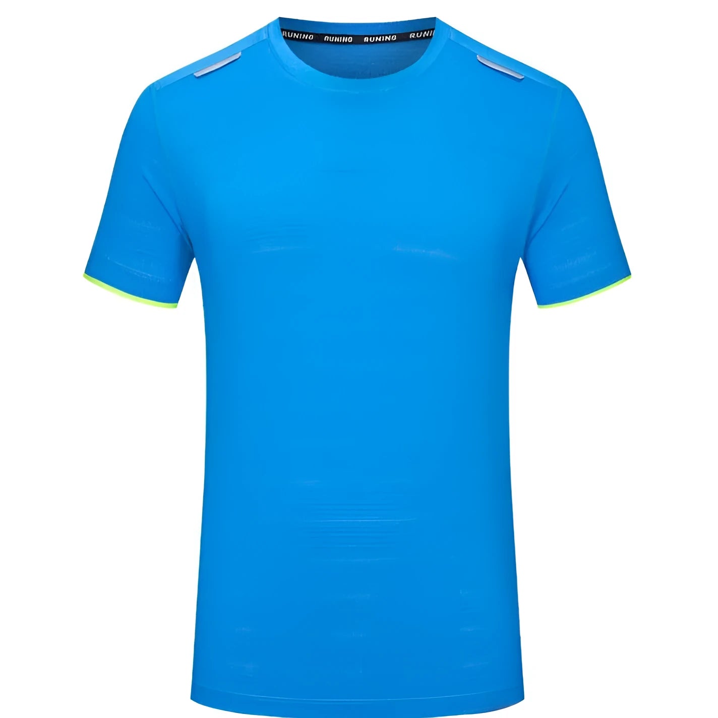 Ice silk quick-drying work t-shirt in spandex fabric showing loose fit and available colour options