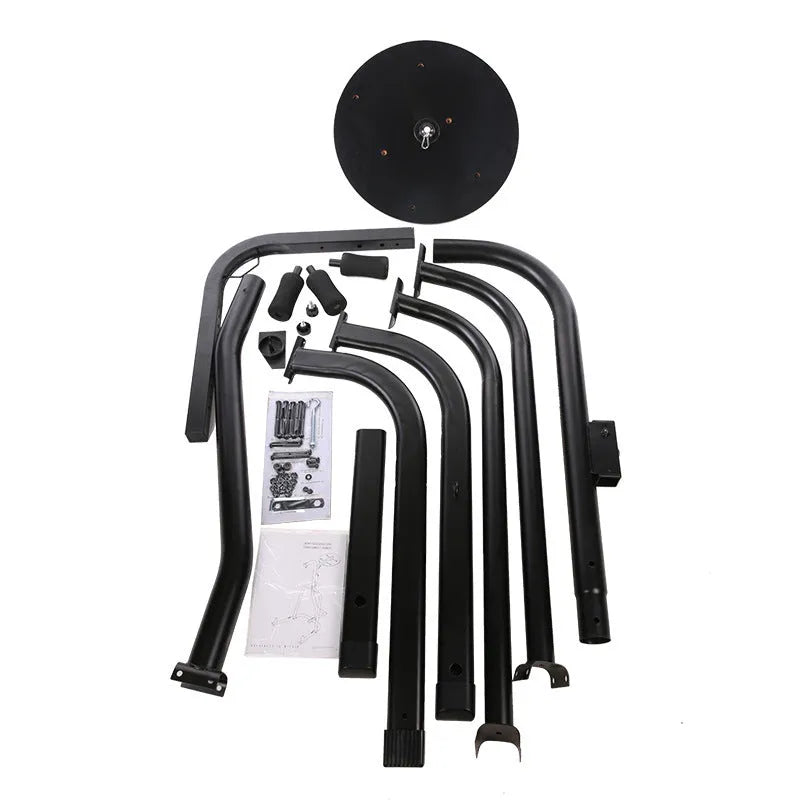 Black steel hanging sandbag rack for home boxing and Sanda training, average size