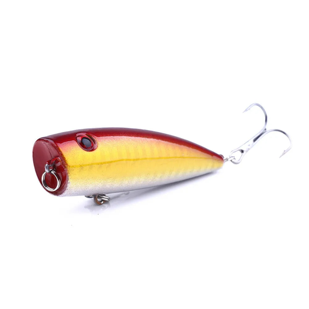 Pack of 5 freshwater fishing embryonic baits in ABS plastic, 7cm long with 9g weight and 6# hook