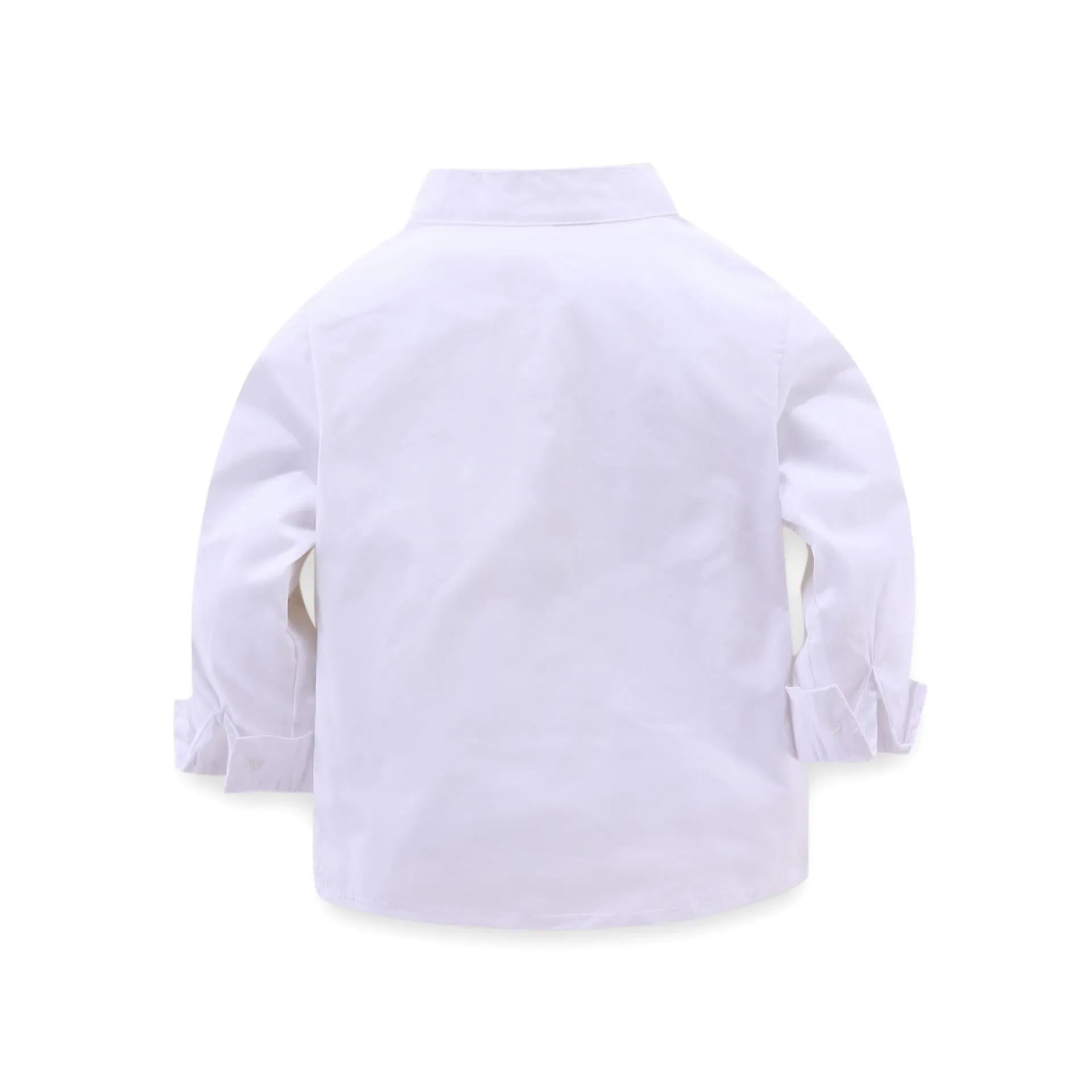 Blue plain boys suit for children over 8 years in European American style.