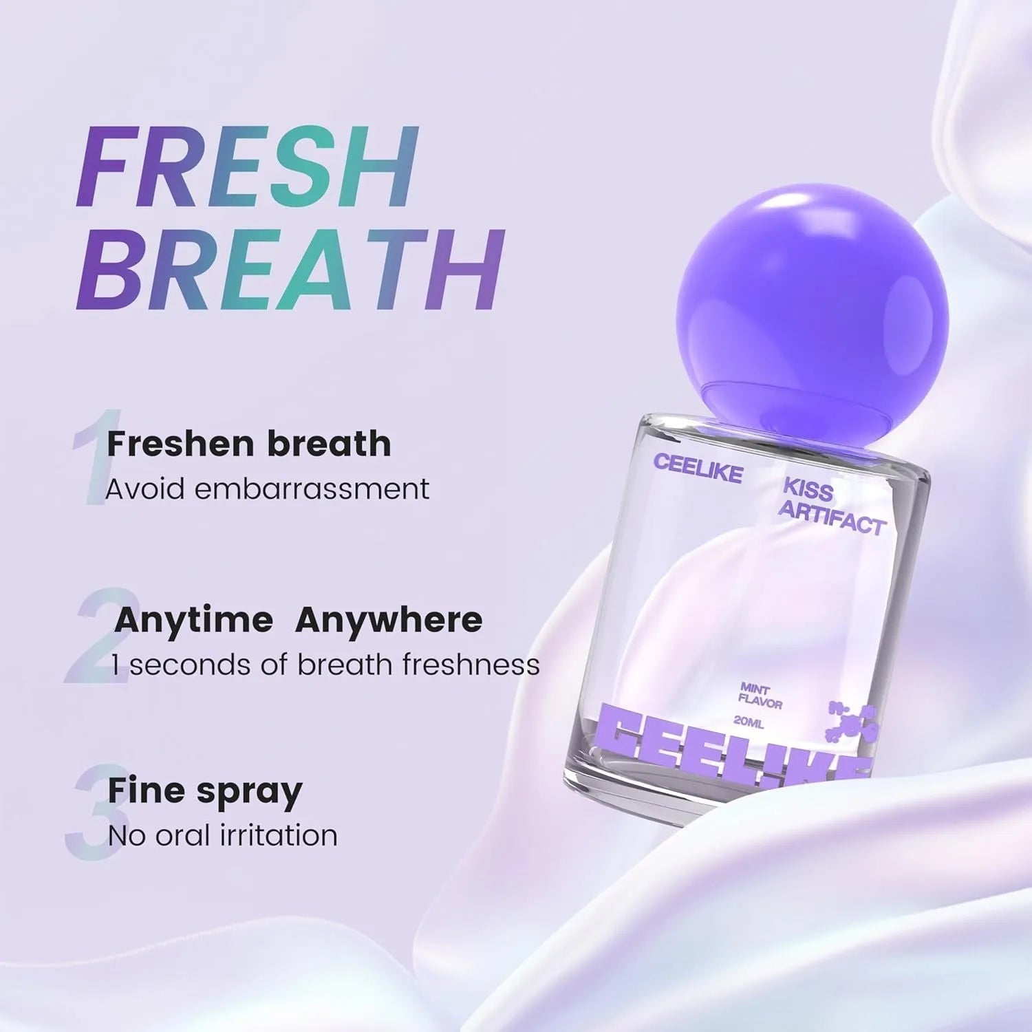 20ml probiotic oral spray bottle for household hydration and care