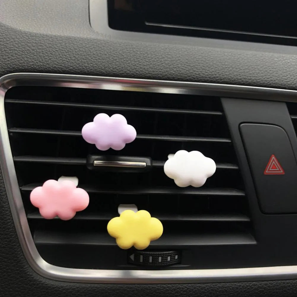 Resin Baiyun cartoon car air freshener clip in multiple colours