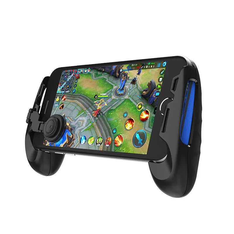 Pink gamepad with rocker grip and suspended heat dissipation design for Android iOS PC