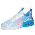 Women's mesh casual sneakers in pink, plum red, or moonlight with PU sole