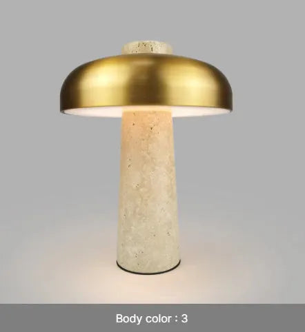 Alloy desk lamp with adjustable arm, touch control panel, and Type-C charging port