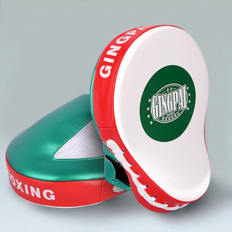 Vertical hanging PU leather Boxer Sanda baffle target for martial arts training.