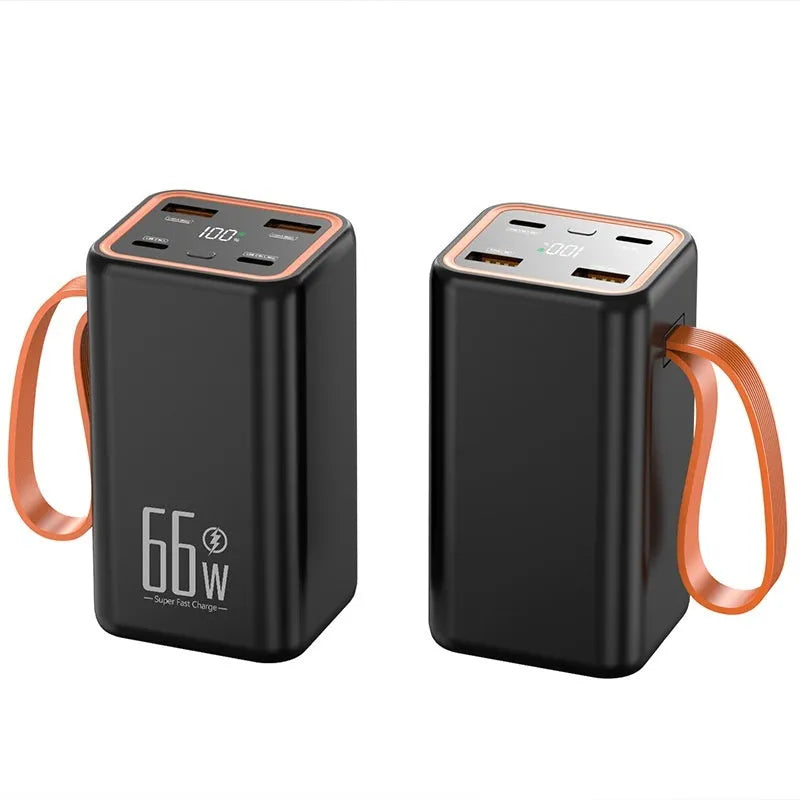 PD66W fast charge 20000MA mobile power supply in black or white colour