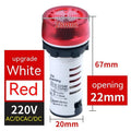 AD16-22SM flashing sound and light buzzer with LED indicator for panel mounting