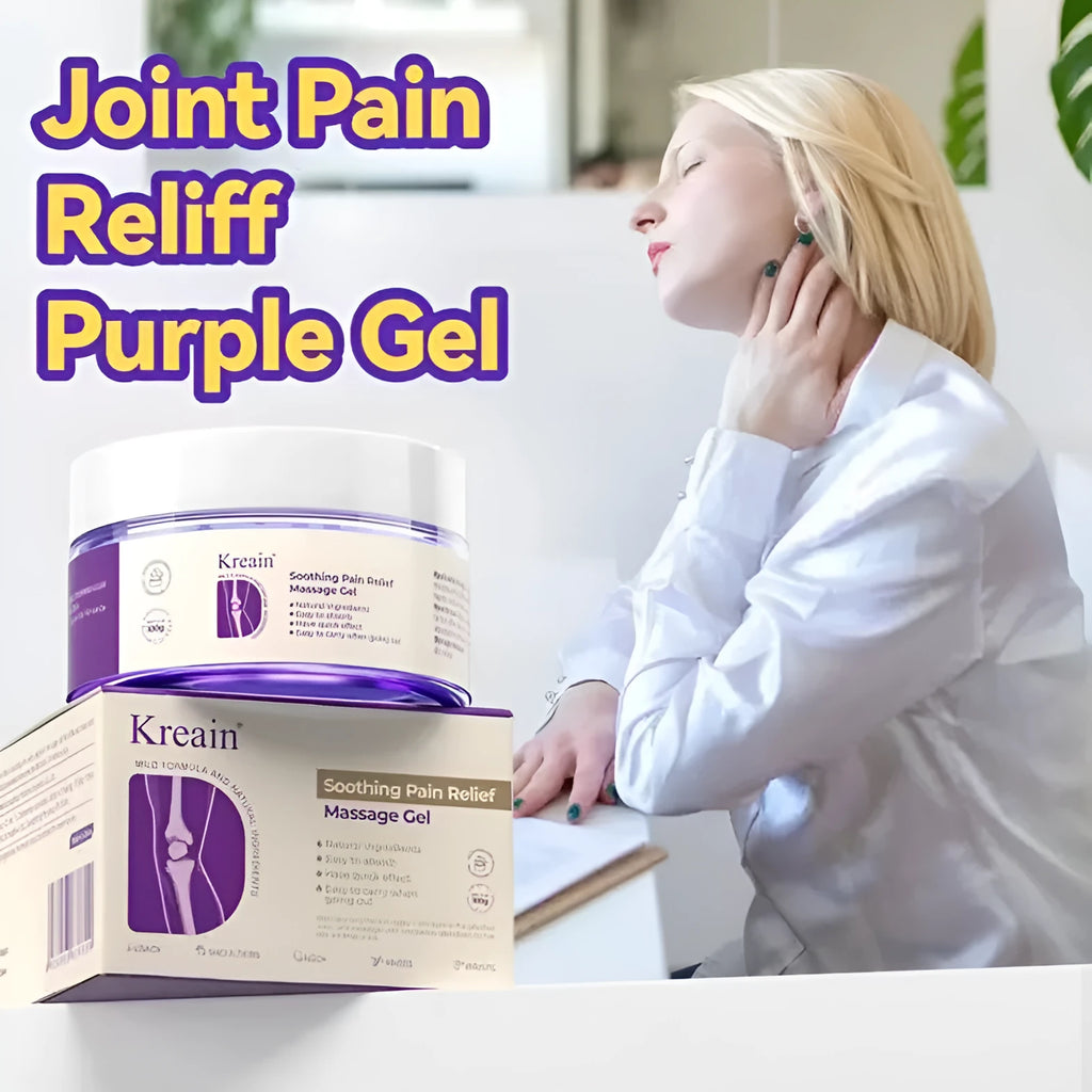 White and green tube of 100g Joint Pain Care Gel for muscle and joint discomfort