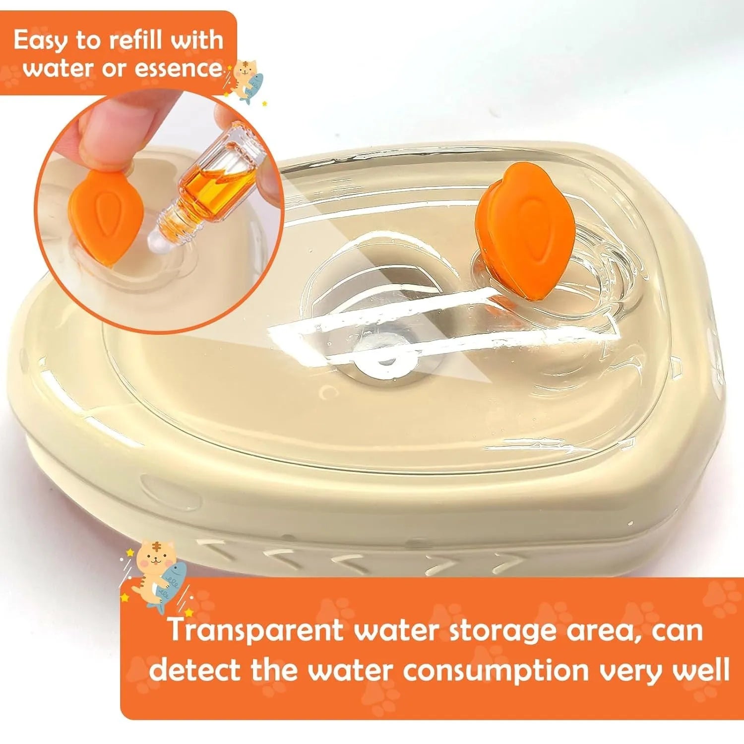 Yellow 4-in-1 cat steam brush with silicone teeth, steam spray function, and UV ringworm detector lamp