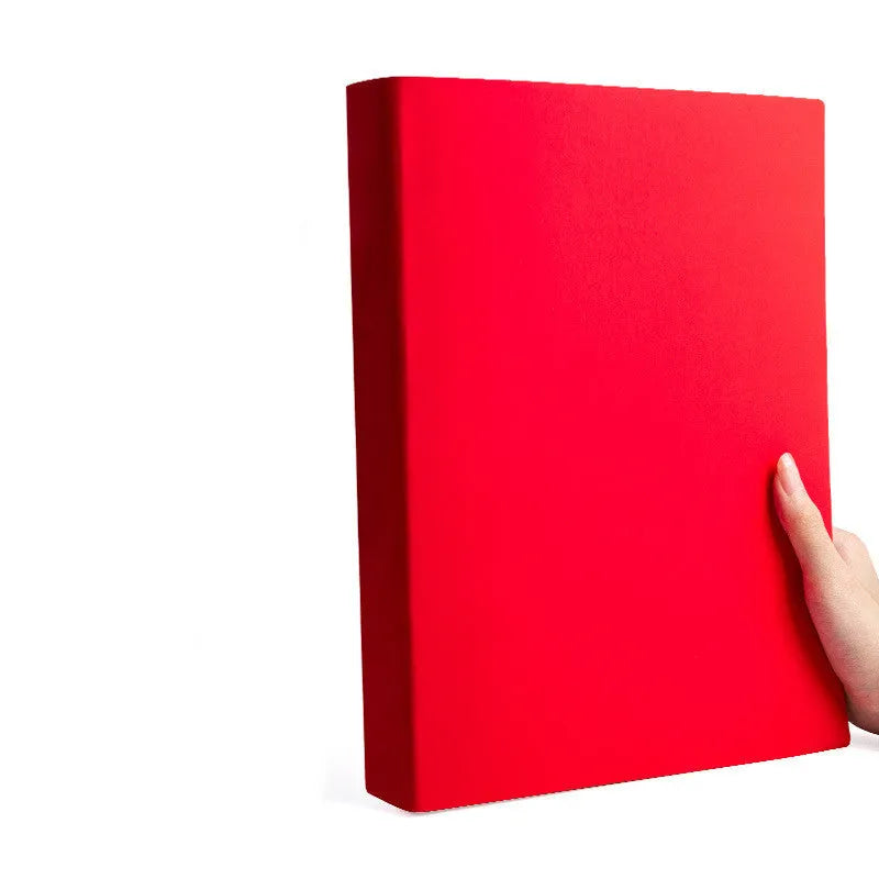 A4 imitation leather notebook with thickened pages available in nine colours with blank, Cornell or lined interior options