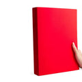A4 imitation leather notebook with thickened pages available in nine colours with blank, Cornell or lined interior options