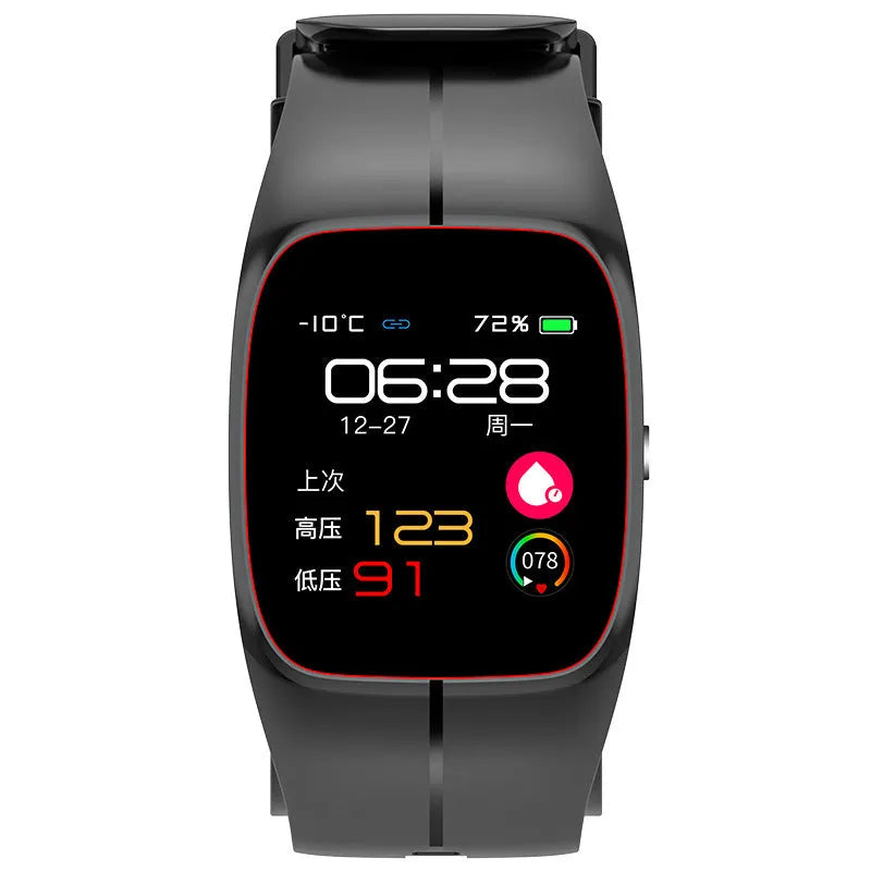Smart Watch P20 black with TFT screen for blood oxygen heart rate blood pressure monitoring