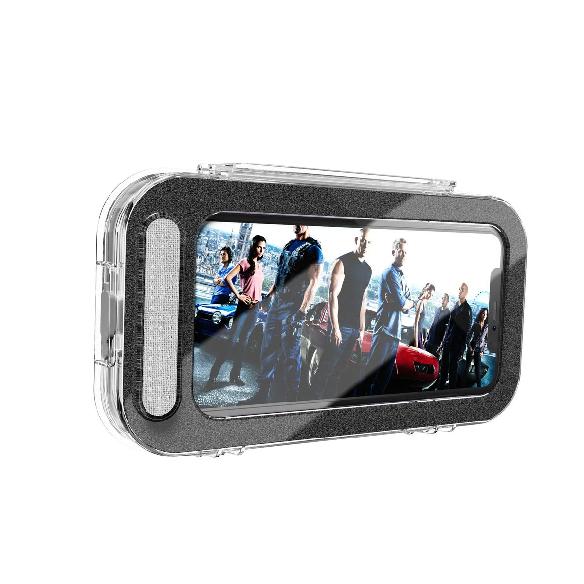 Bicycle motorcycle mobile phone holder with ABS PC silicone rearview mirror mount attachment
