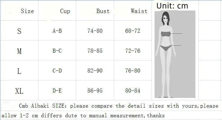 Brown women's three-piece bikini set showing bra, shorts, and blouse laid flat.