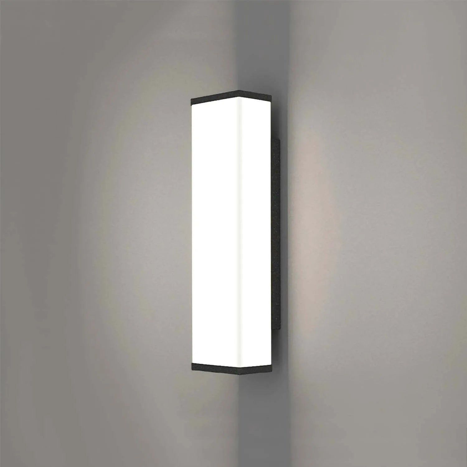 60cm long stainless steel and PC outdoor wall light with IP65 waterproof rating and LED illumination