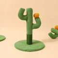 Cactus design cat scratch board with coconut tree element for cats to scratch and climb