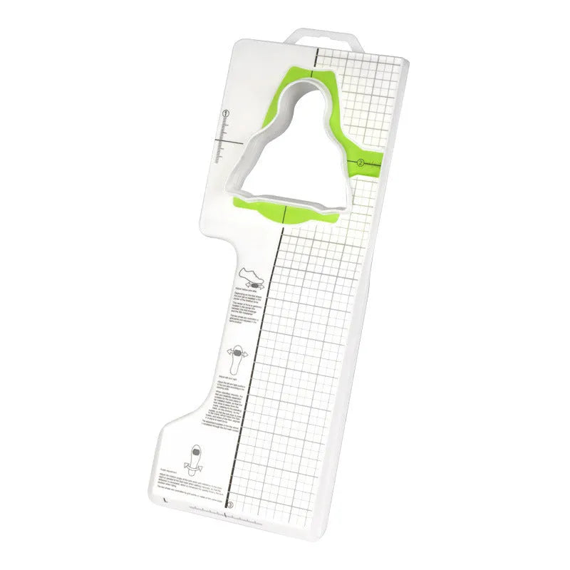 PP plastic locking plate adjustment tool for SPD-SL road cleats measuring 110mm by 290mm