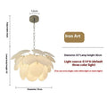 Round glass pine ceiling light in 45cm and 55cm diameters, 110V, for living room and bedroom