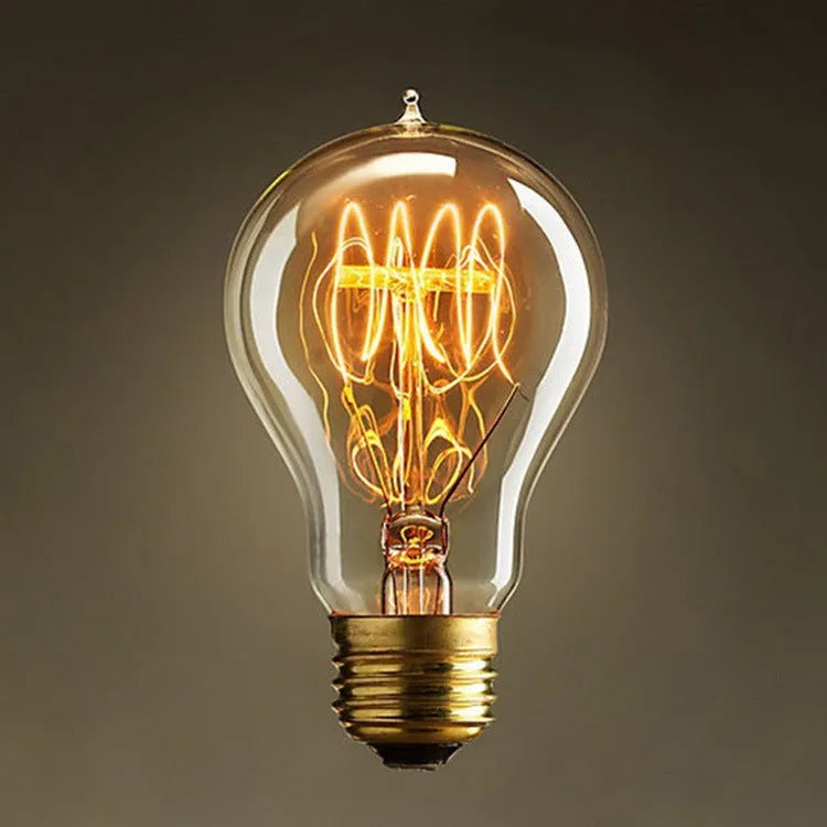 E27 retro light bulb 40W 2300K milky beak shape for bar cafe lighting