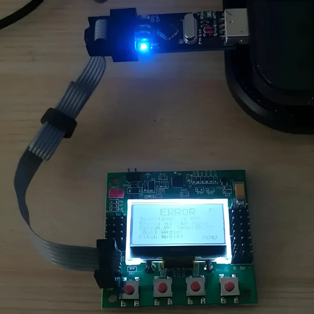 KK2 USB programmer for flight control board firmware update, 9x5x1cm, plastic casing