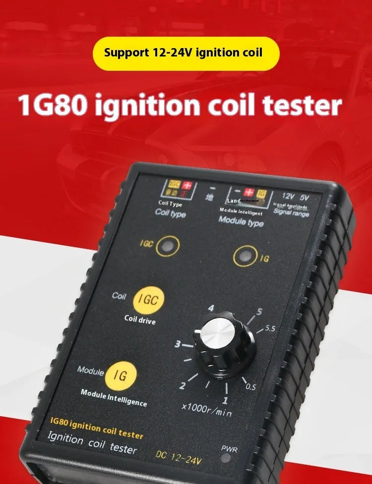 IG80 automobile ignition coil detector for petrol and natural gas vehicle diagnostics