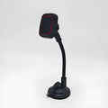 Hose black coloured universal car phone holder with long brush design for air vent or windshield mounting