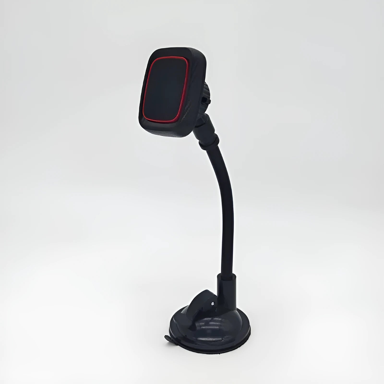 Hose black coloured universal car phone holder with long brush design for air vent or windshield mounting