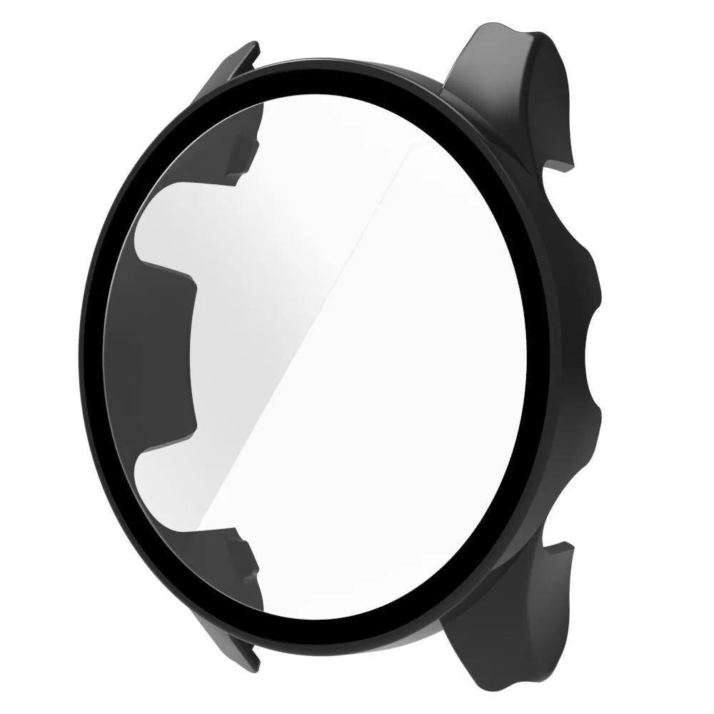 Hard PC tempered film protective shell for Garmin Forerunner 965 265 265S watch, 46mm, black colour