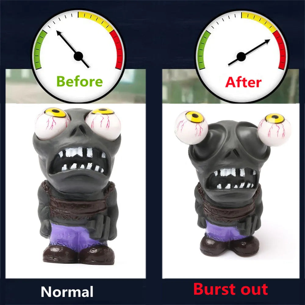 Turbo car blow-off valve kit with rubber doll ornament, pressure regulator, copper tube, and mounting clips.