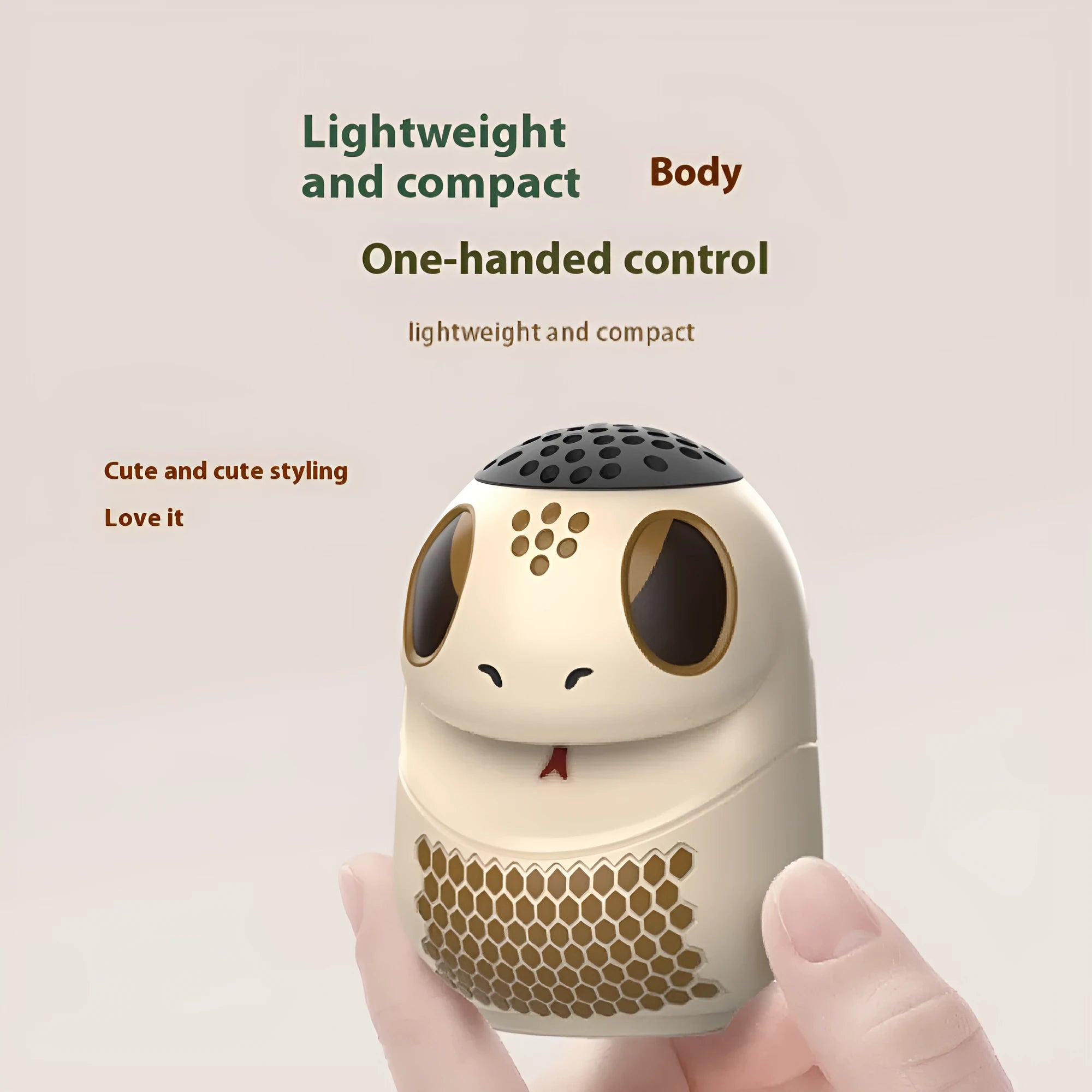 TK900 white cartoon Bluetooth speaker with USB port and waterproof construction