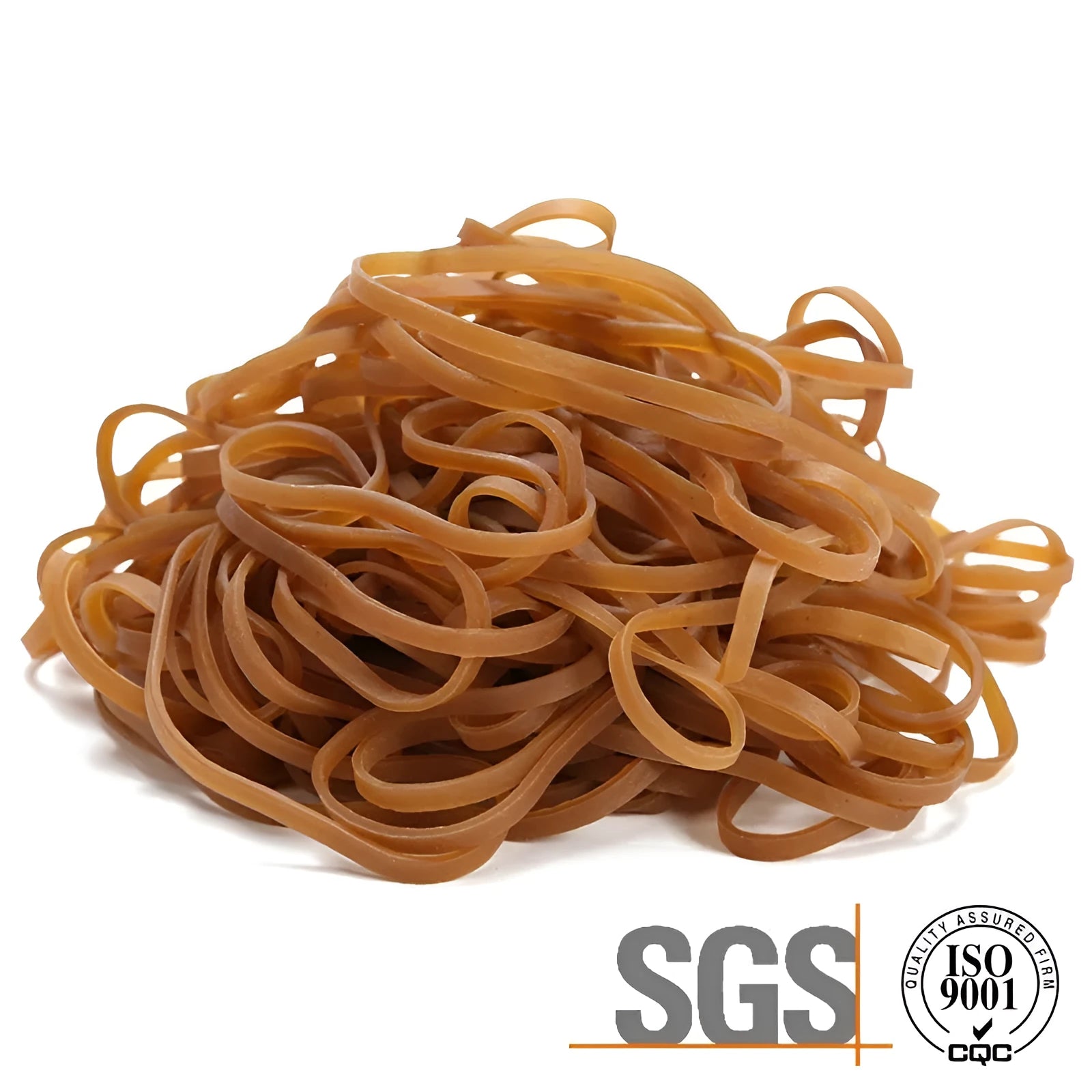 Natural rubber circular resistance bands for fitness training and physical therapy exercises
